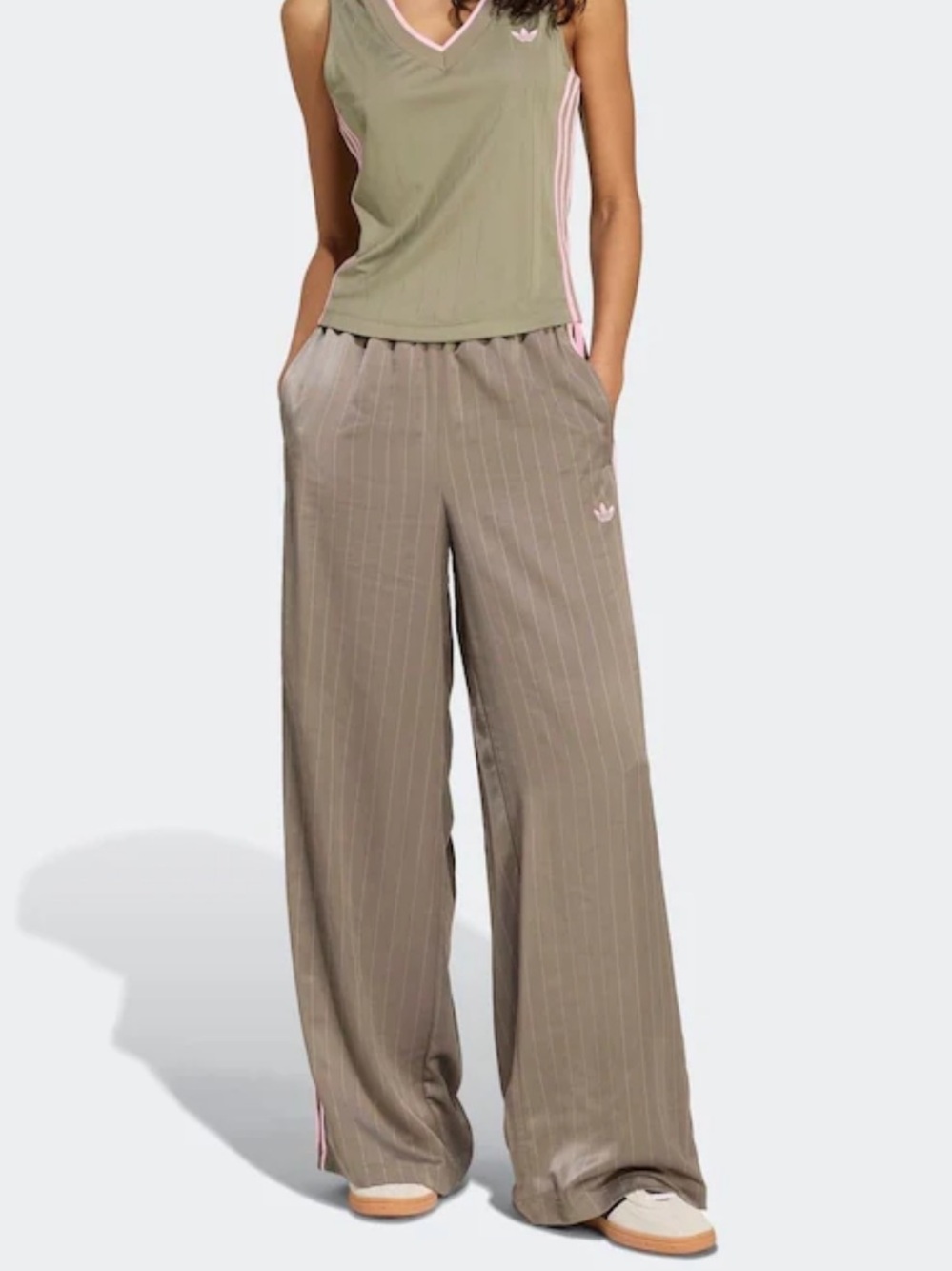 adidas SUMMER SATIN Wide-Leg Track Pants NWOT SOLD OUT